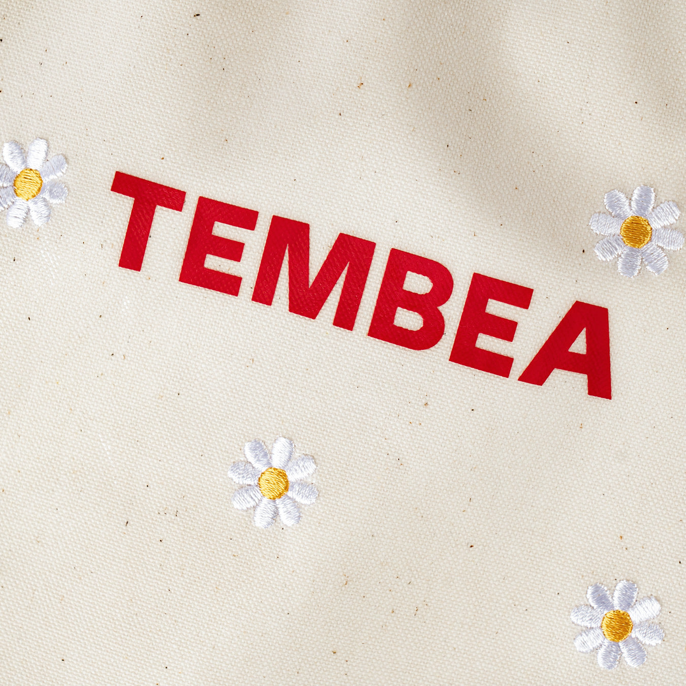 TEMBEA×Friday POCHETTE "Flower Embroidery" NATURAL