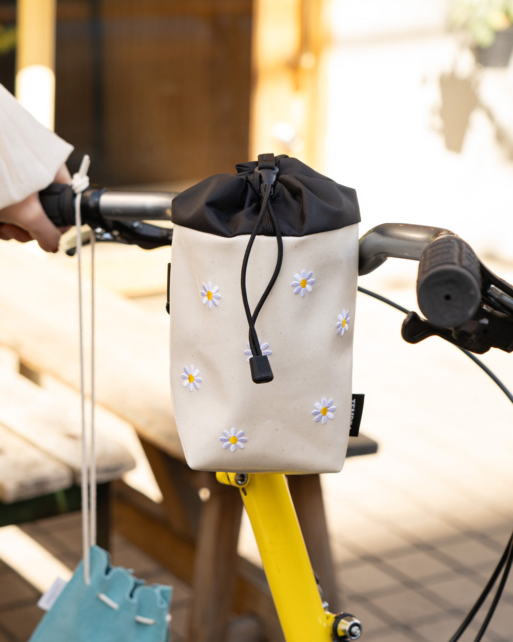 TEMBEA×Friday STEM BAG "Flower Embroidery" NATURAL
