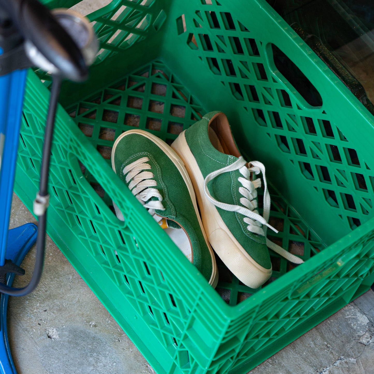 Last Resort AB VM001 LO Suede -Kelly Green / White