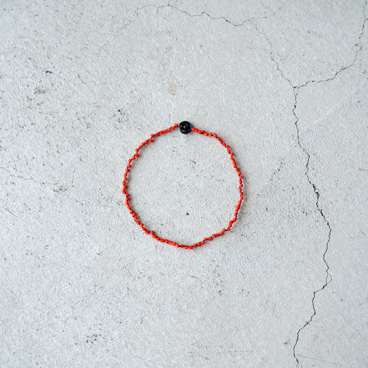 Melanie DeCourcey  Red pakistan glass DNA style bracelet