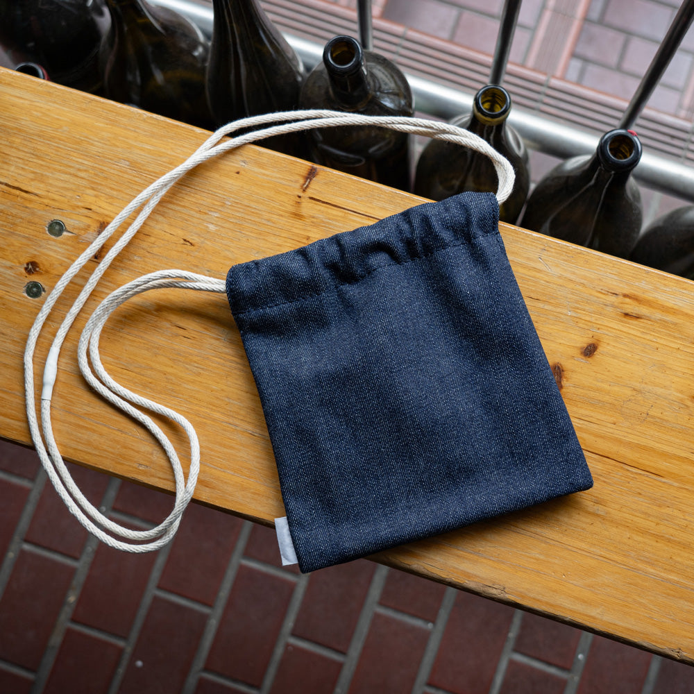 TEMBEA 巾着POCHETTE DENIM