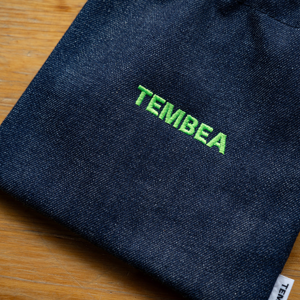 TEMBEA 巾着POCHETTE DENIM