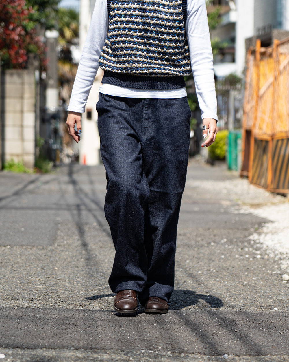 nanamica Wide Denim Pants