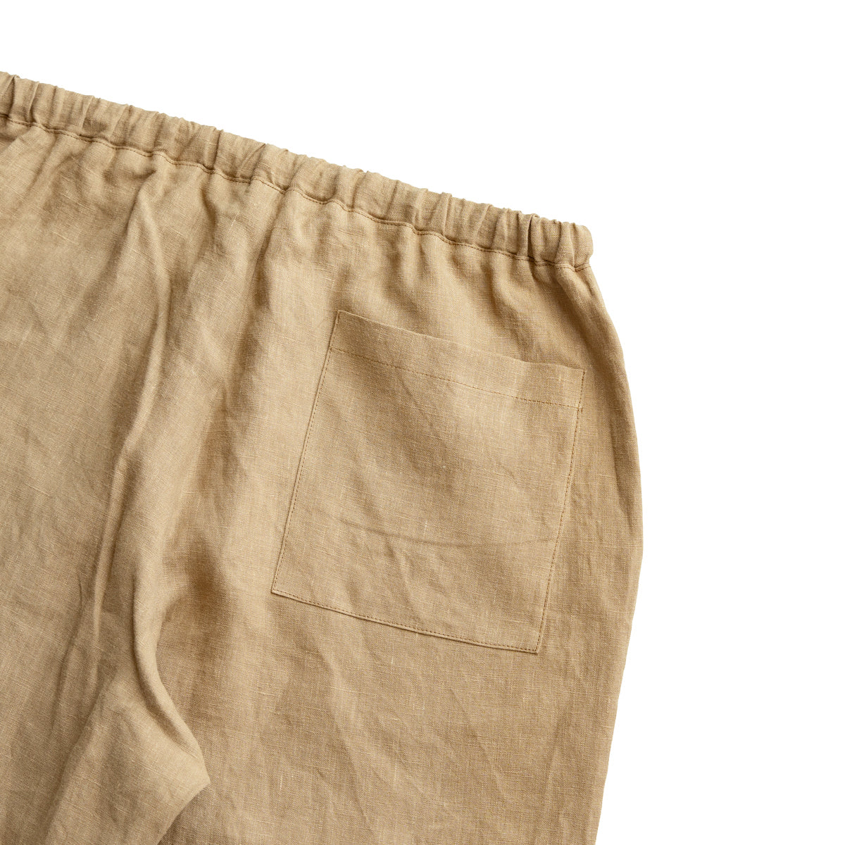 F F F Easy pants -Linen "Light brown"