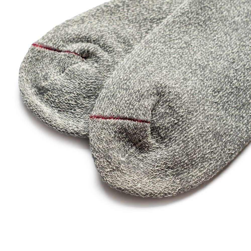 ROTOTO DOUBLE FACE CREW SOCKS ”SILK & COTTON”