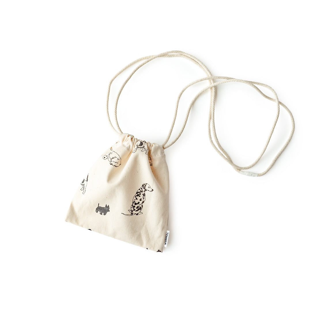 TEMBEA 巾着 POCHETTE -DOG PRINT