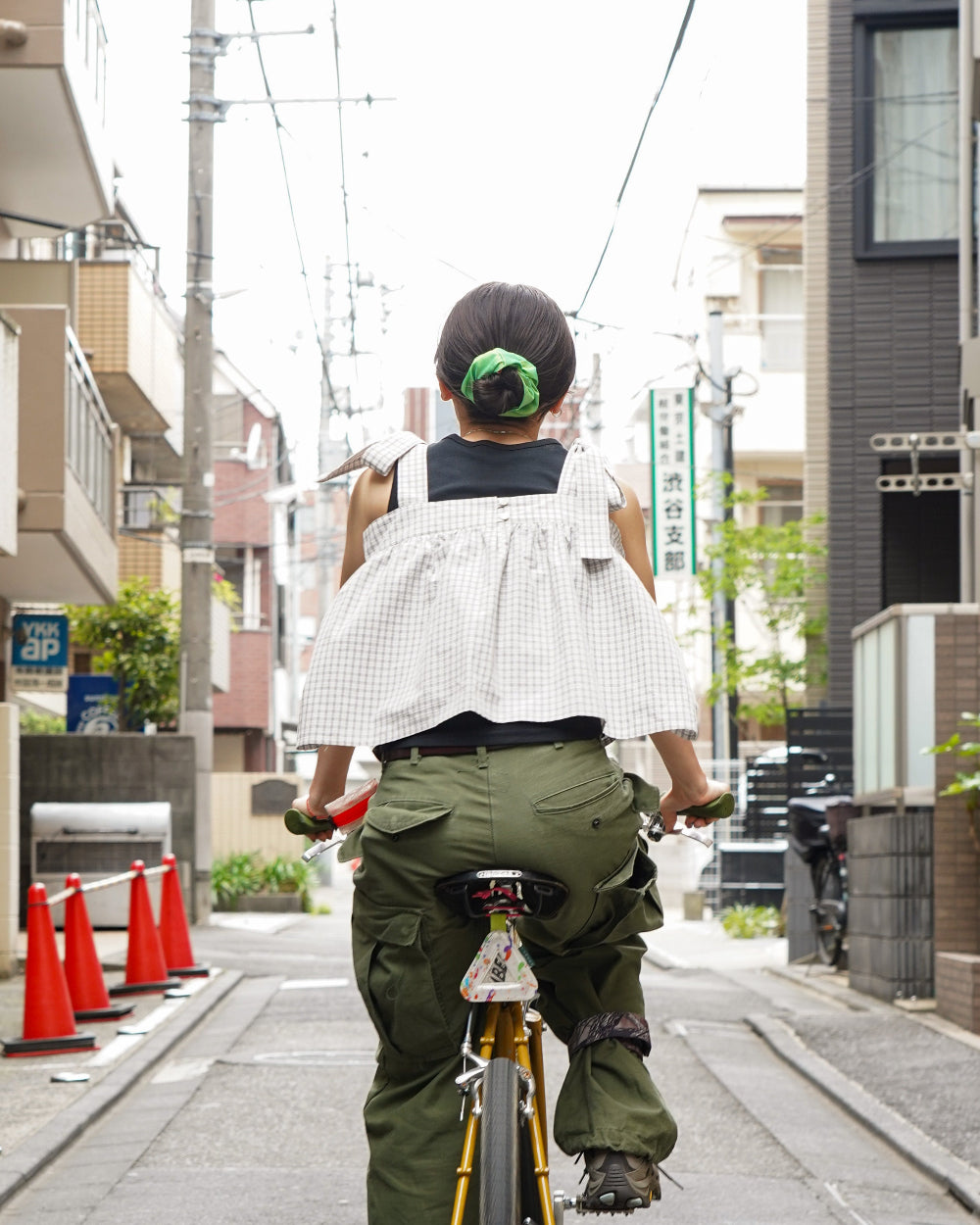 Americana × Friday CAMISOLE -WHITE CHECK