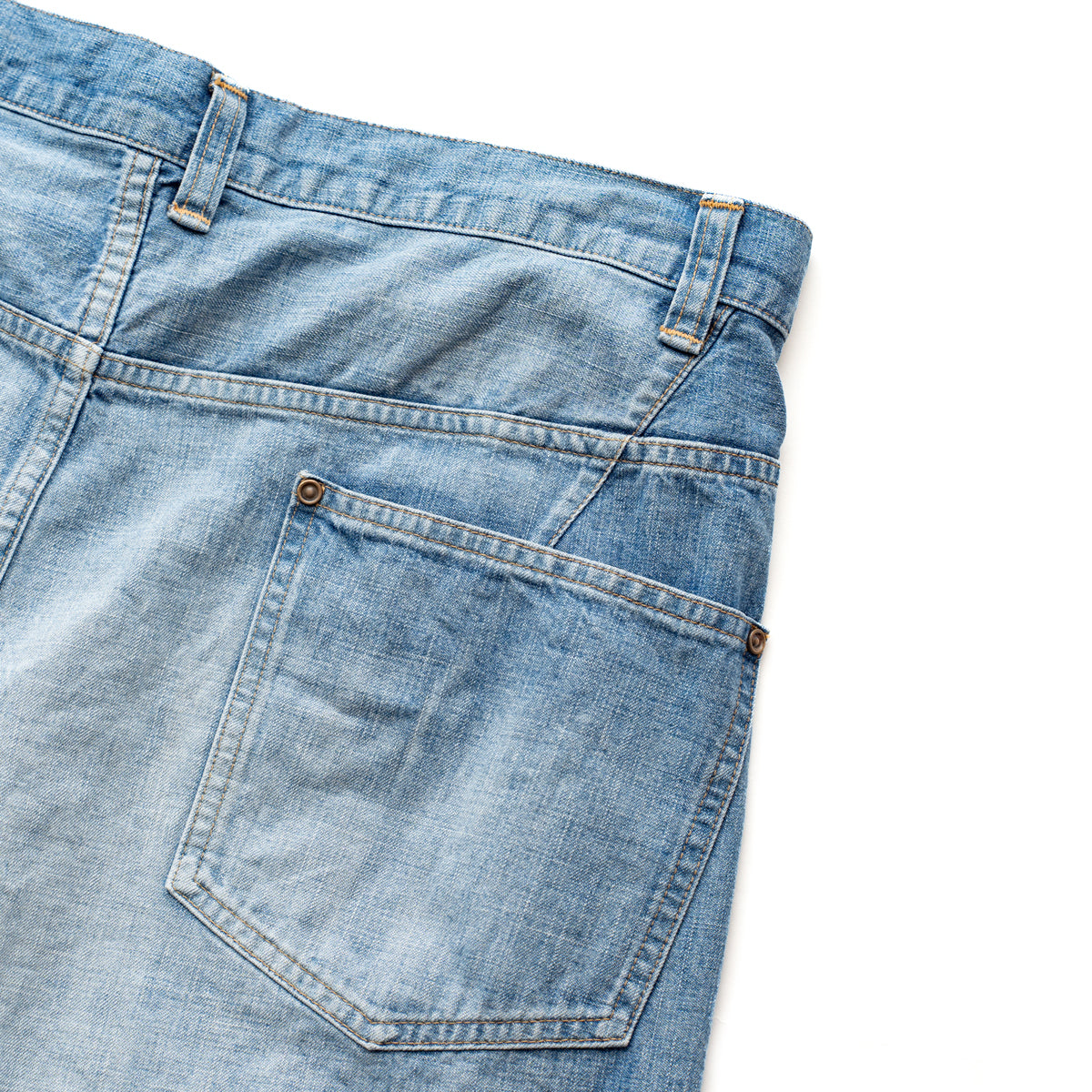 HAVERSACK Wide Tapered Denim -Vintage wash