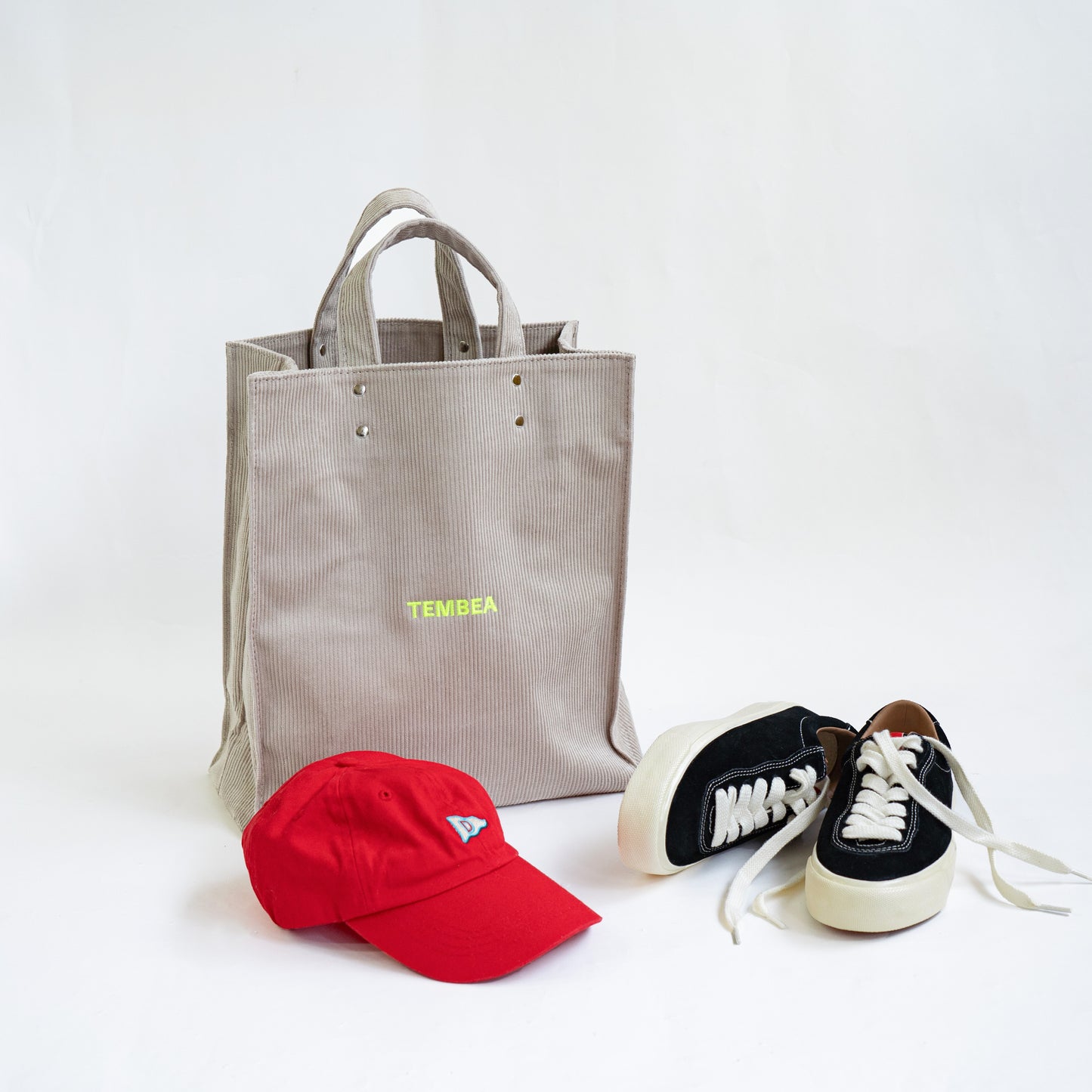 TEMBEA PAPER TOTE MEDIUM CORDUROY