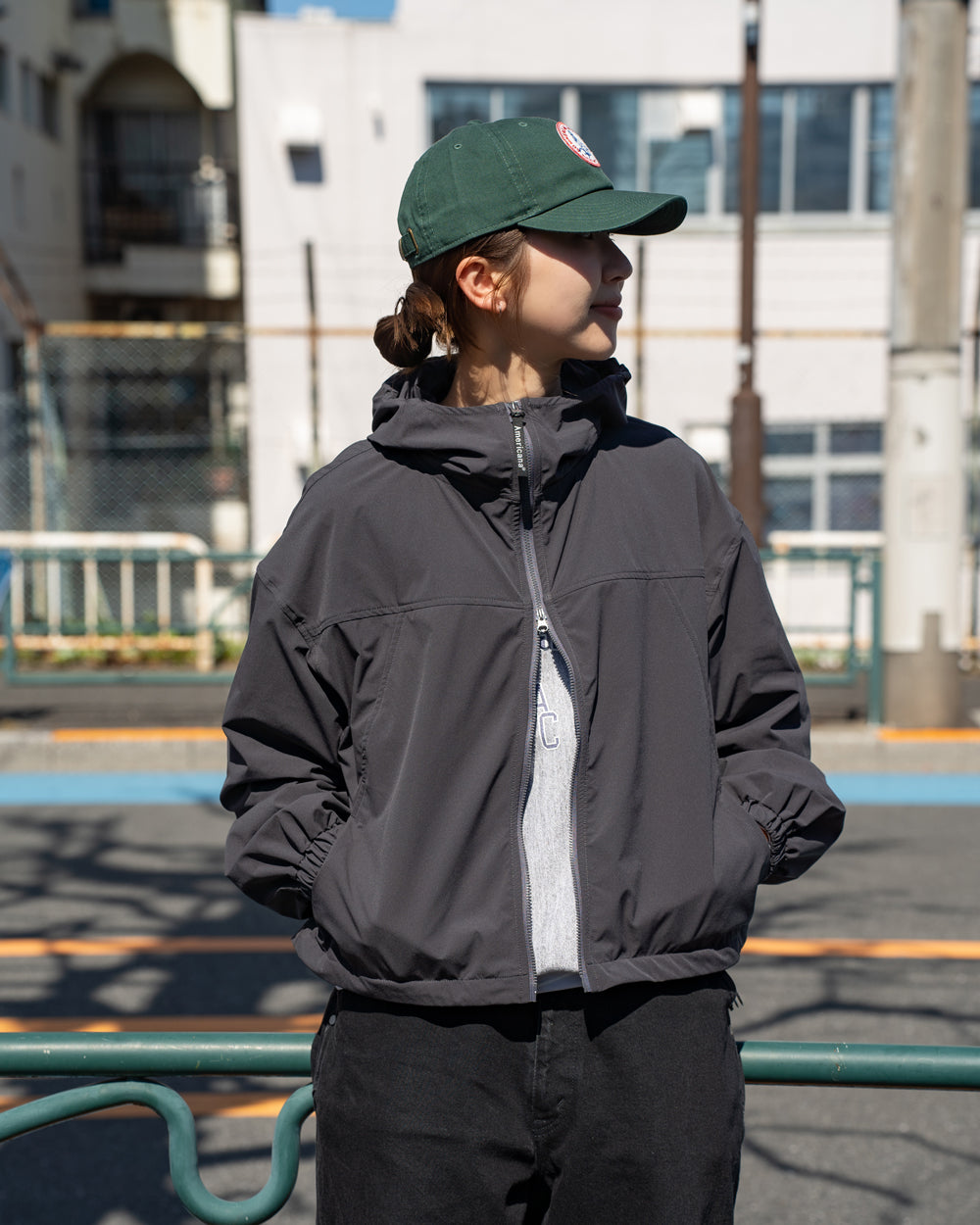 【Americana×AP STUDIO】別注サイドzipフーディプルオーバー AMERICANA（アメリカーナ） 良品 AP STUDIO 別注 ボリュームジップ