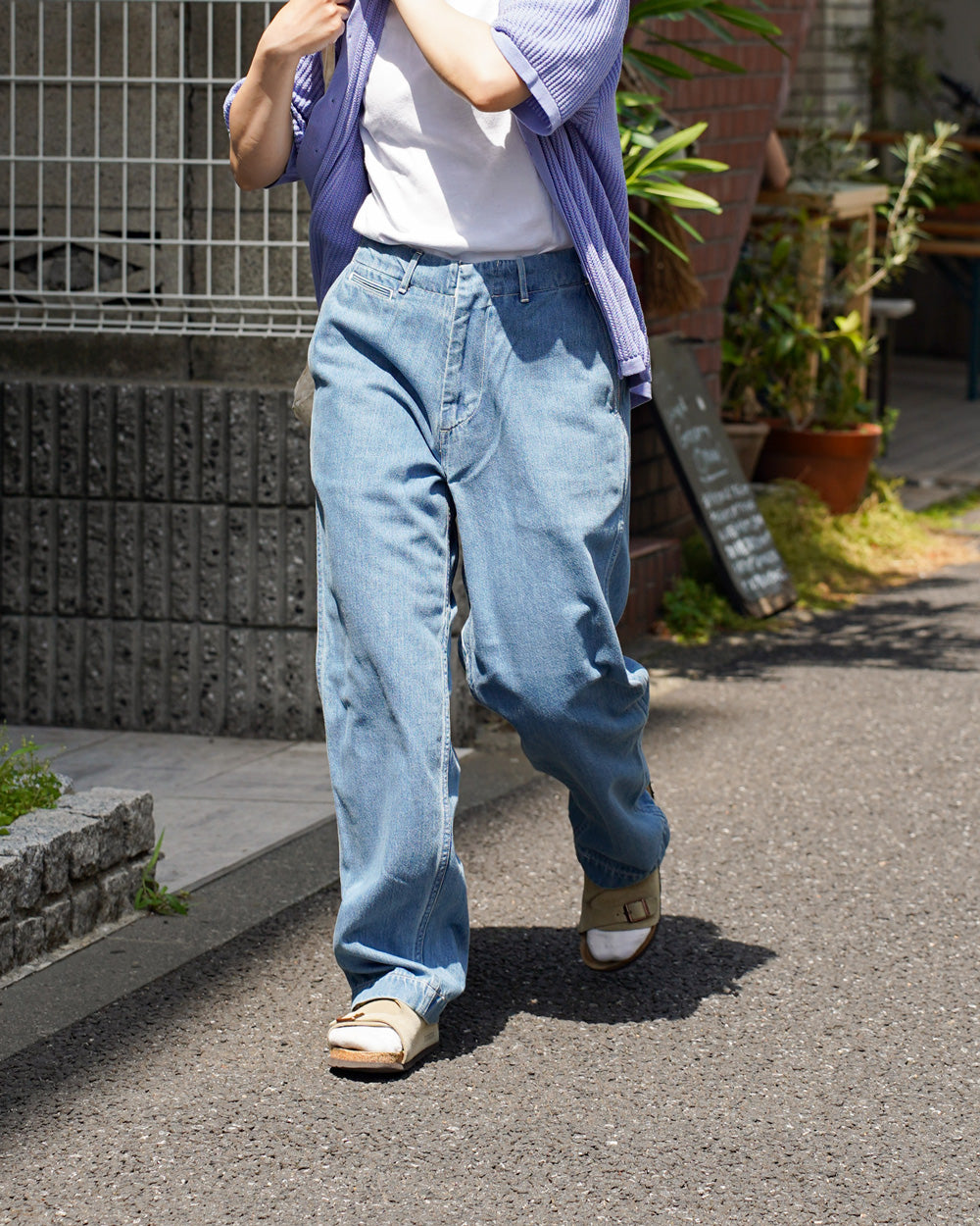 nanamica Wide Denim Pants