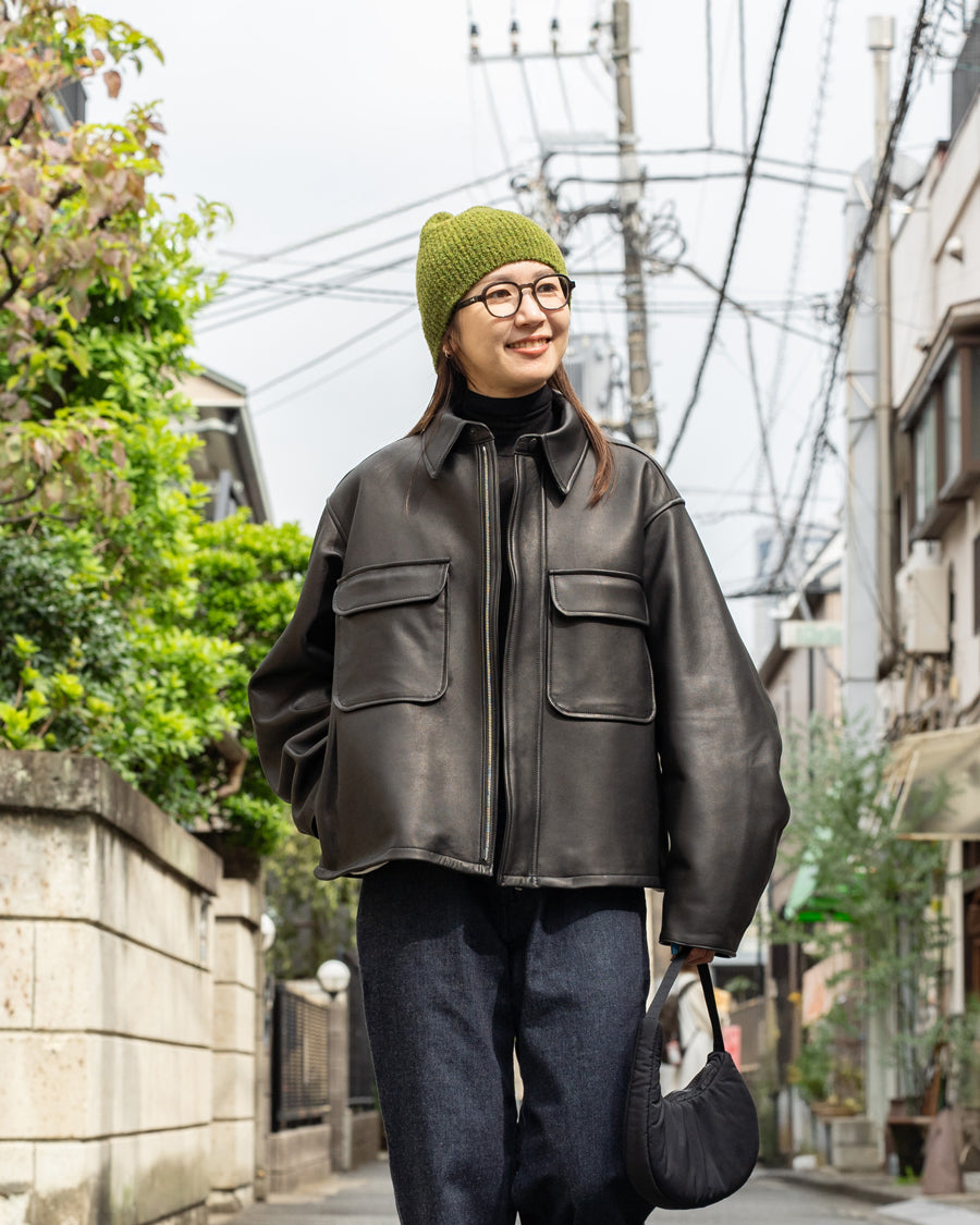 TYPEWRITER Reversible Blouson ライトグレーブラック LVSE Embossed Monogram Mix Leather Blouson - Men - Ready-to