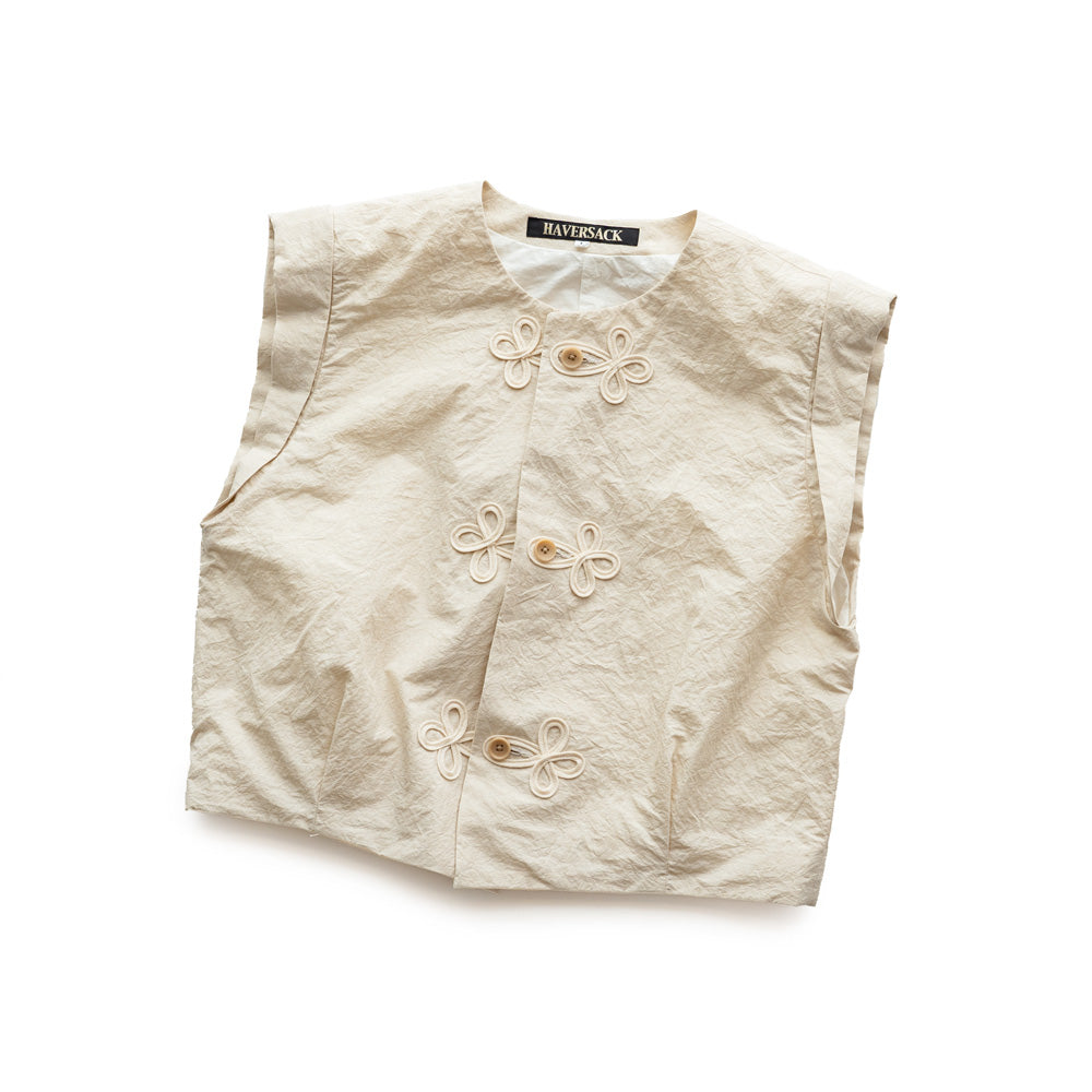 HAVERSACK × Friday Compact gilet -Natural