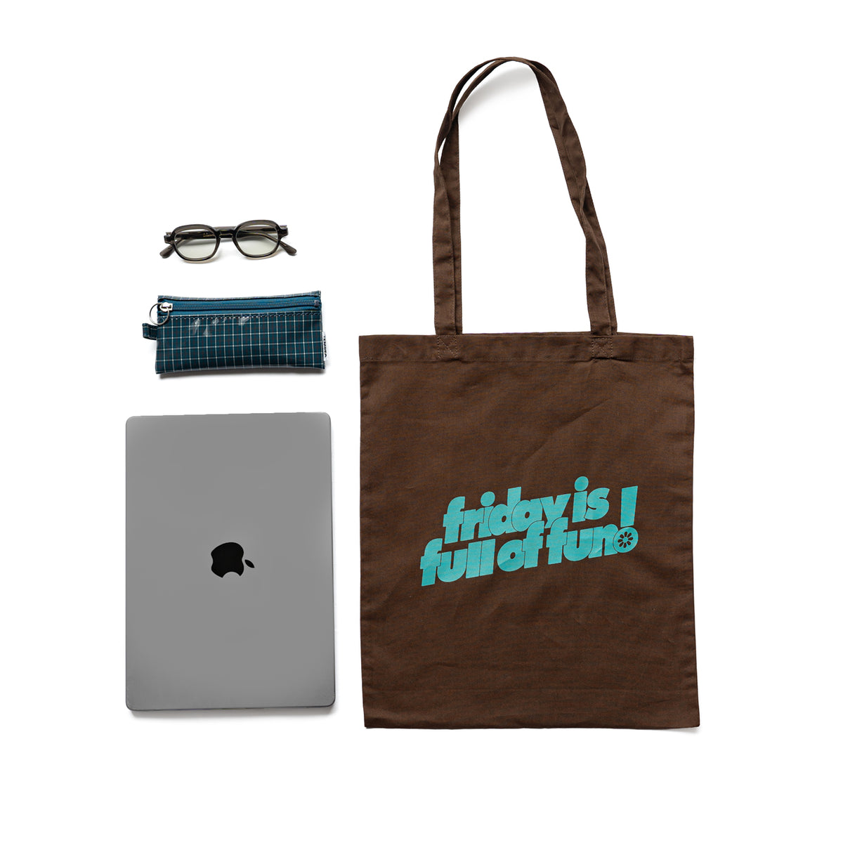 F F F Tote bag -Brown