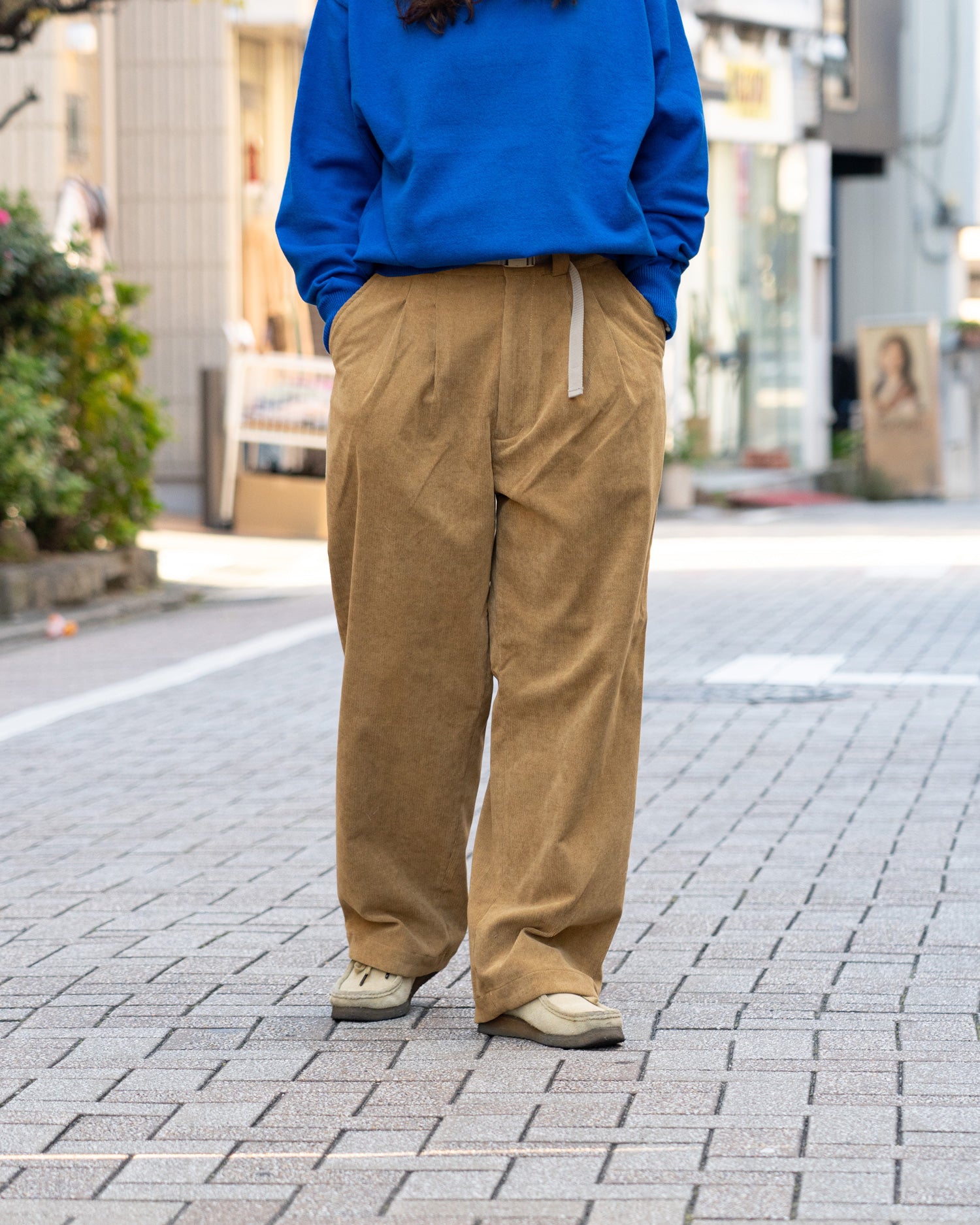 世界有名な PURPLE FACE NORTH THE LABEL Friday – Pants Tuck Field Corduroy パンツ