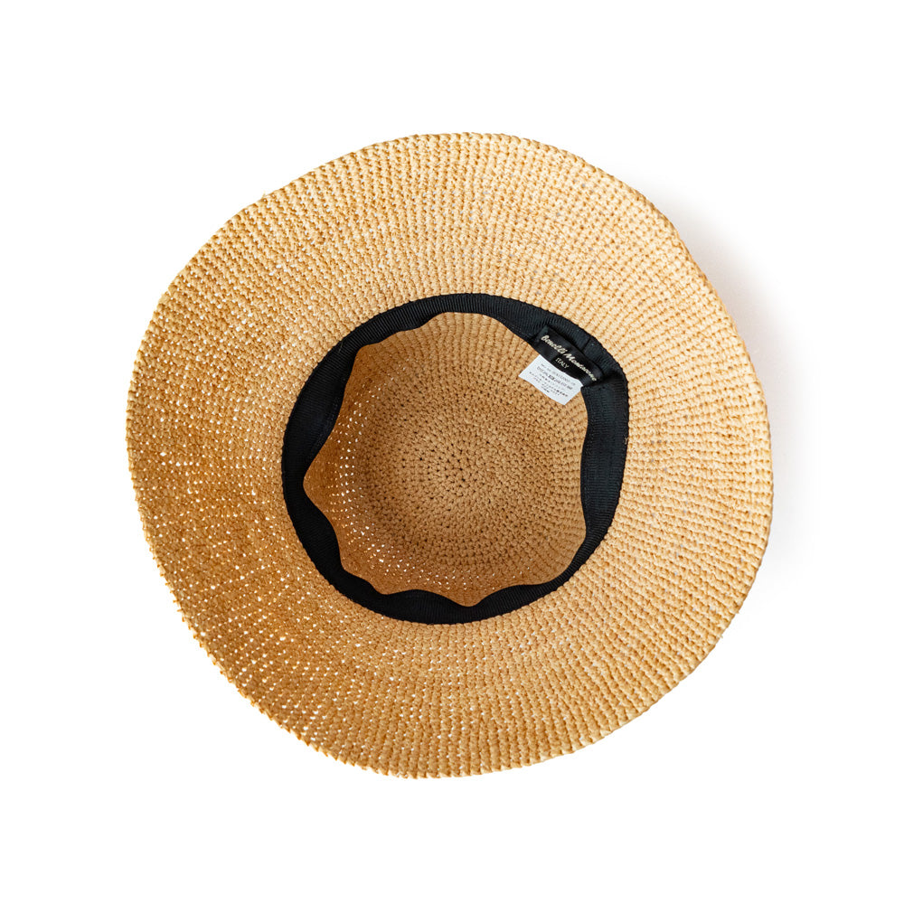 Benelli Montacone Raffia hat -Long brim