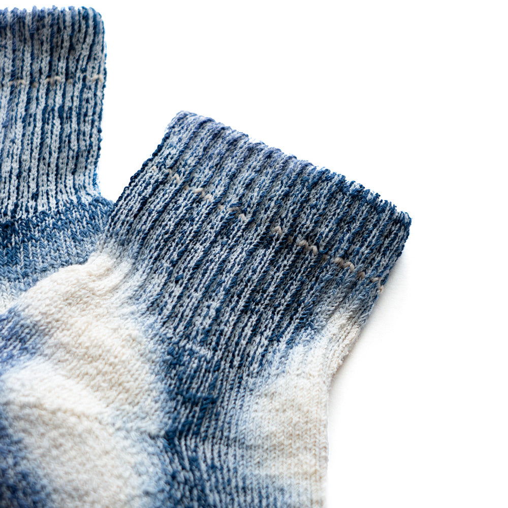 ROTOTO HEMP/ORGANIC COTTON PILE ANKLE SOCKS”TIE DYE”