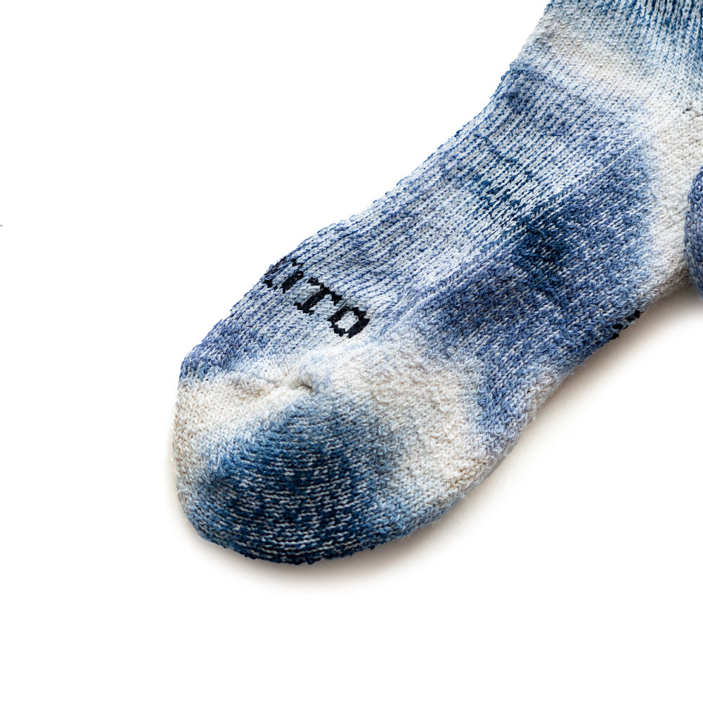 ROTOTO HEMP/ORGANIC COTTON PILE ANKLE SOCKS”TIE DYE”