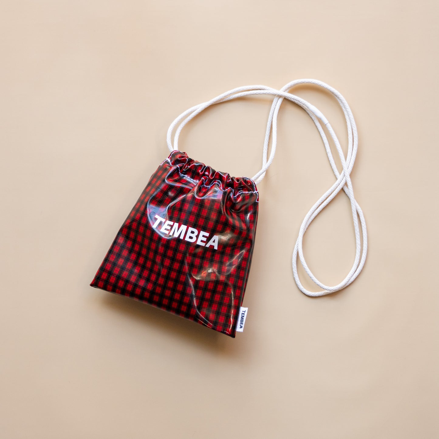 TEMBEA 巾着POCHETTE -CHECK