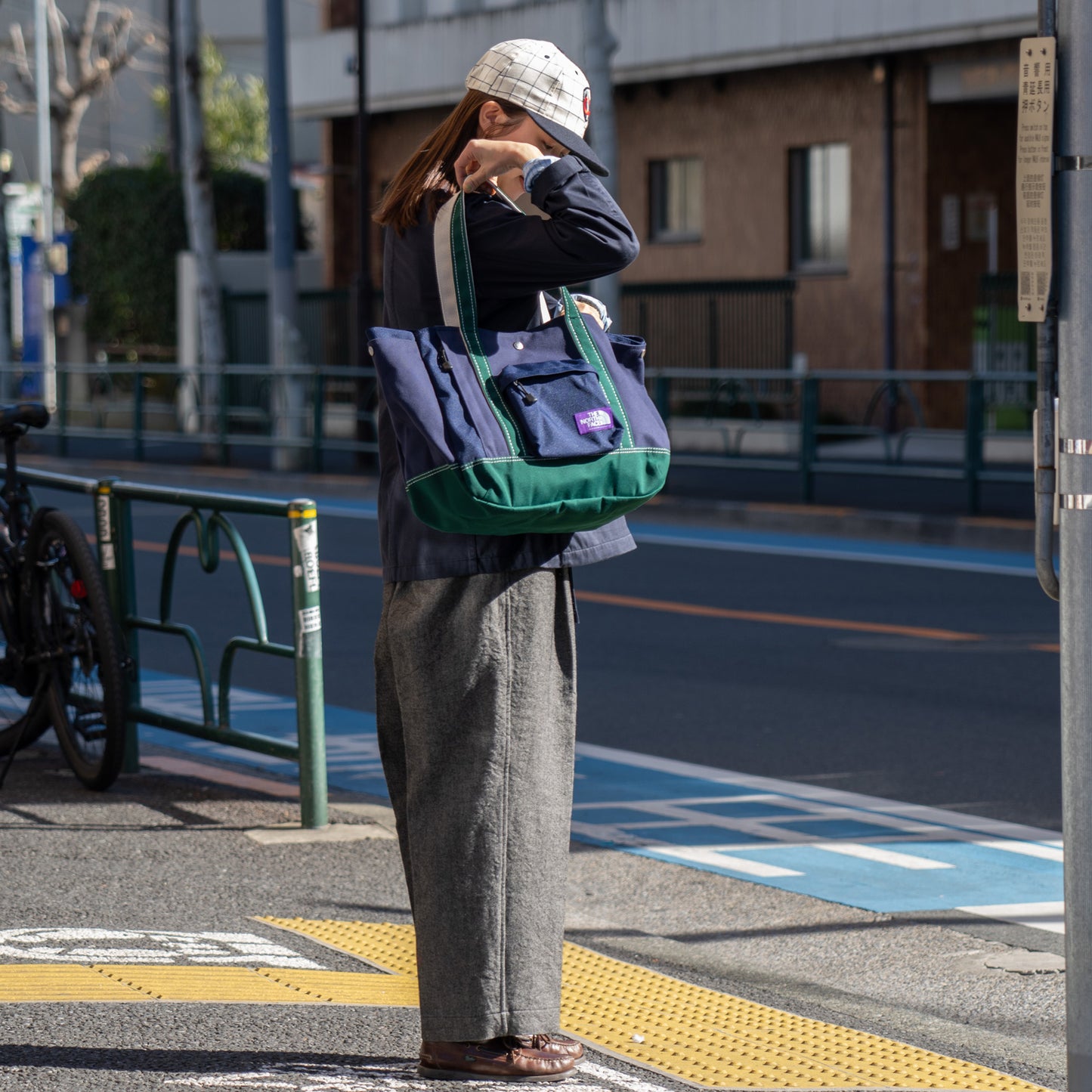 THE NORTH FACE PURPLE LABEL CORDURA Canvas Field Tote L