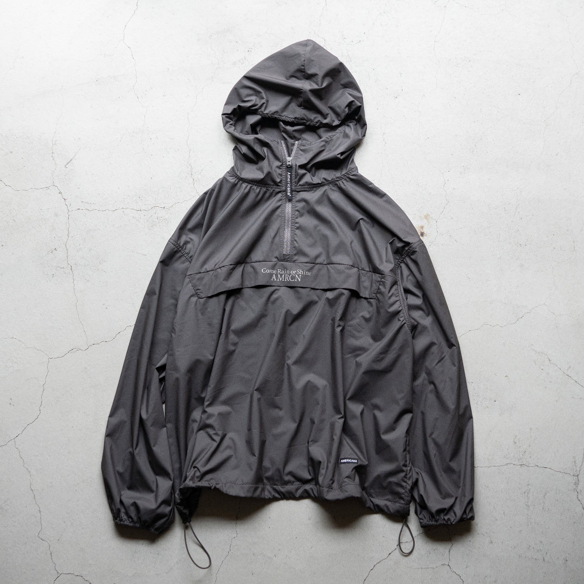 Americana Stretch Taffeta Anorak Hoodie