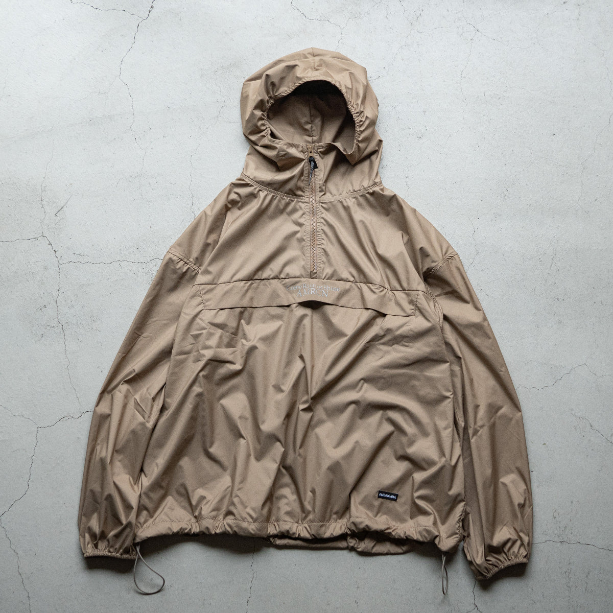 Americana Stretch Taffeta Anorak Hoodie