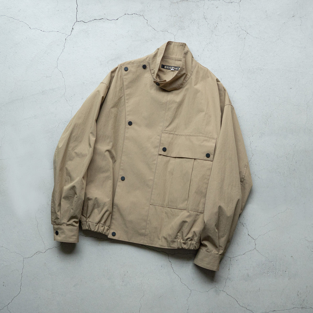 HAVERSACK NYLON Typewriter リバーシブルワークベスト HAVERSACK◇COTTON NYLON Typewriter Blouse⁄1⁄コットン⁄ホワイト⁄622306