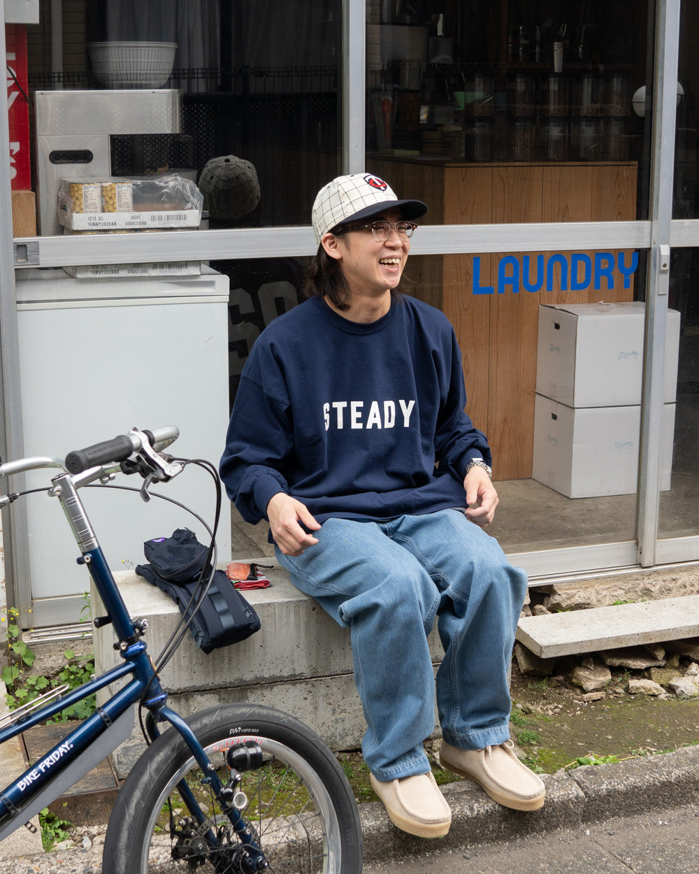 nanamica Wide Denim Pants