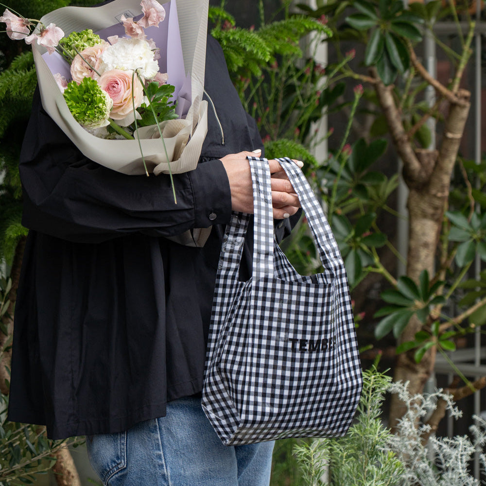 TEMBEA MARCHE BAG -GINGHAM CHECK