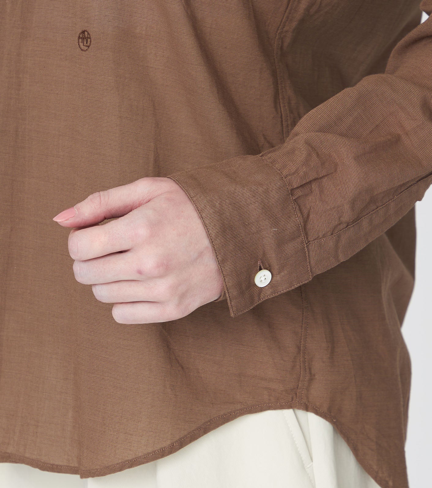 新品　サイズ1（Mサイズ位）ナナミカ　レディース　クラシック シャツ　ブラウン nanamica Classic Fit Shirt – Friday