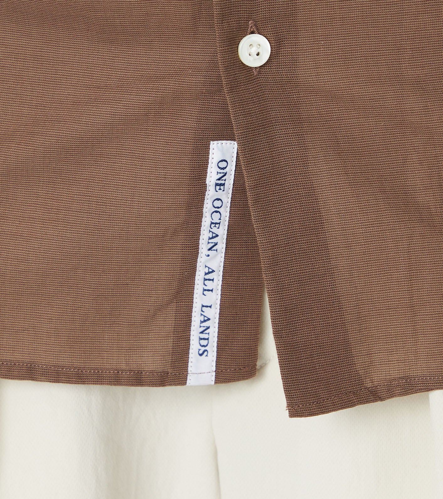 新品　サイズ1（Mサイズ位）ナナミカ　レディース　クラシック シャツ　ブラウン nanamica Classic Fit Shirt – Friday