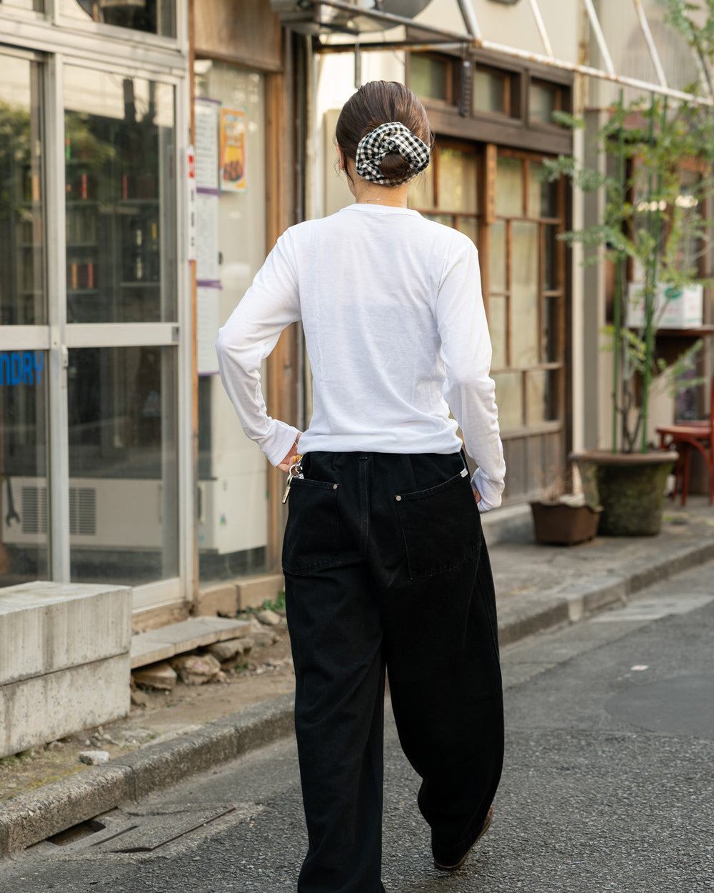 Oblada SHEER LONG SLEEVE TEE