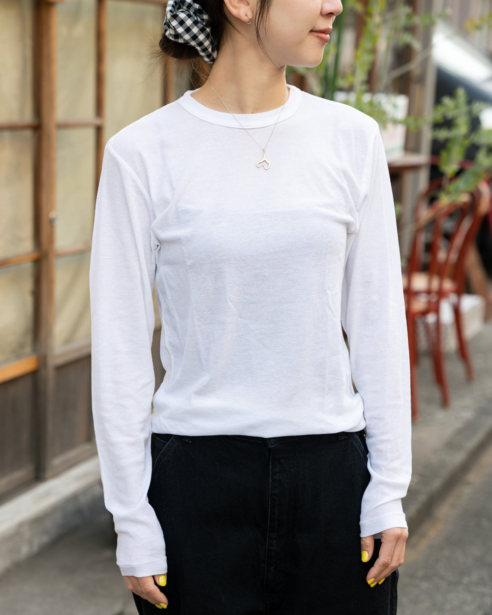 Oblada SHEER LONG SLEEVE TEE