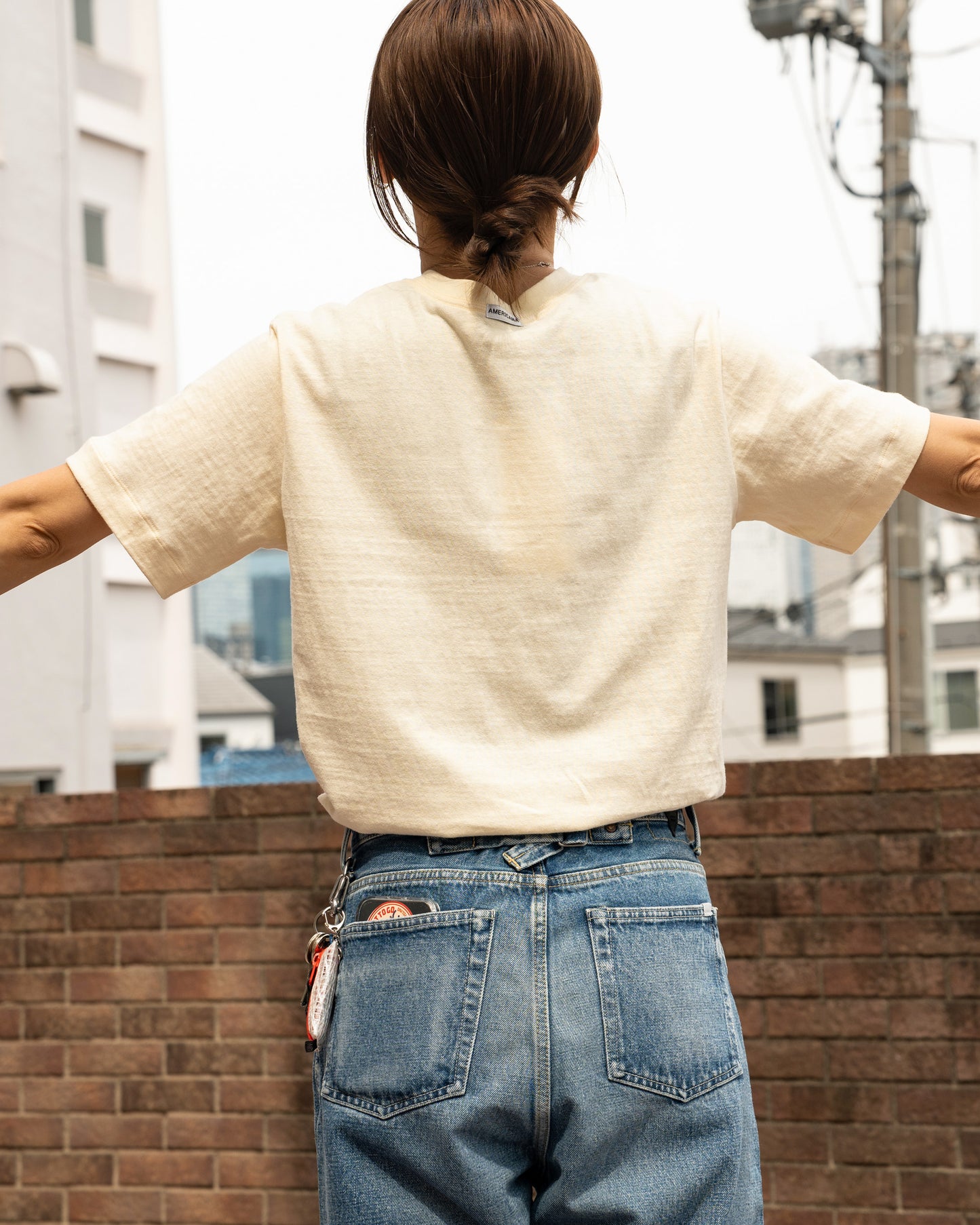 Americana Raffy print tee -AMARICANA