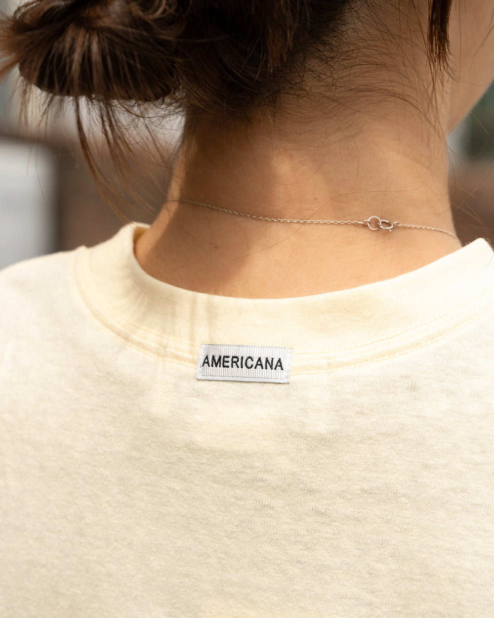 Americana Raffy print tee -AMARICANA