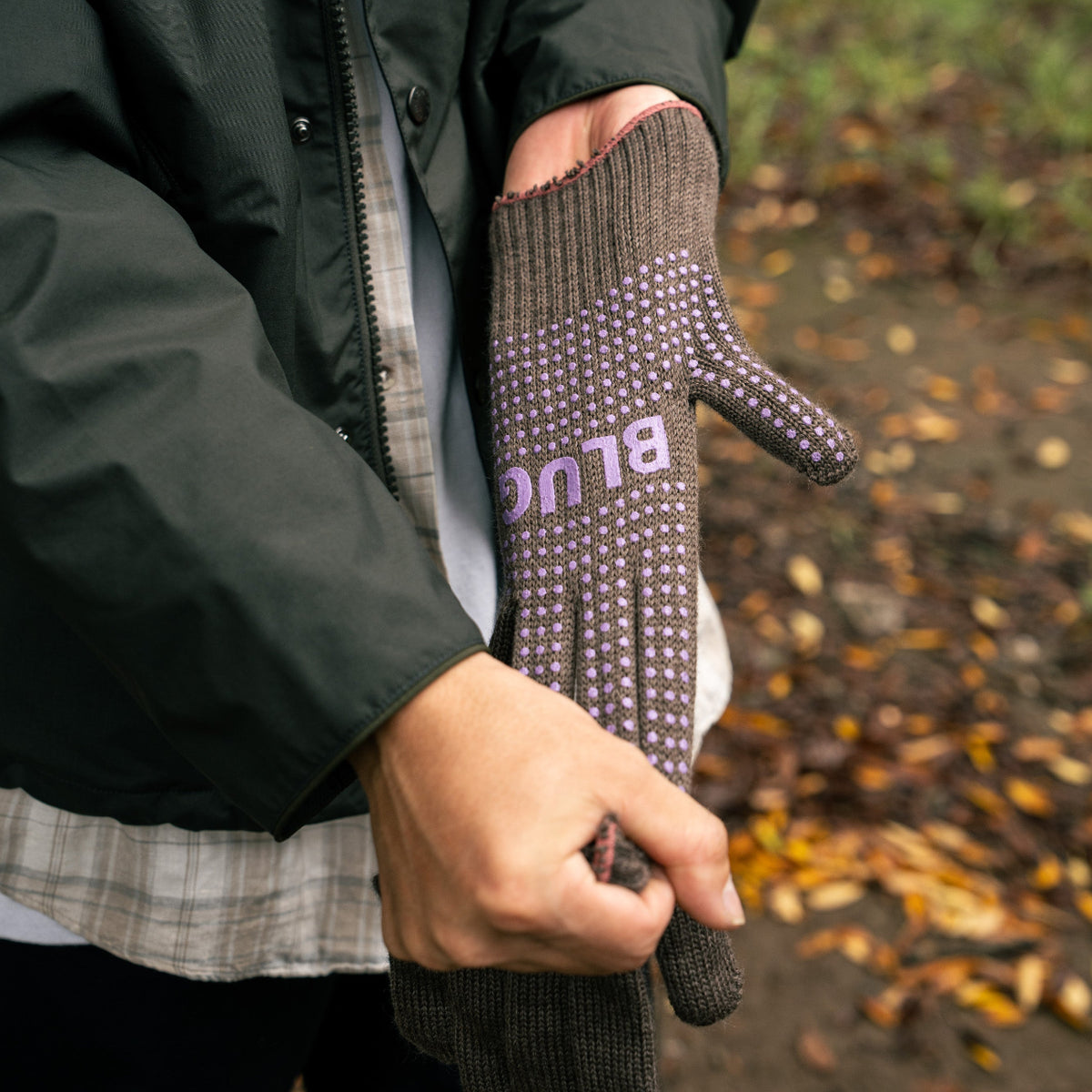 TEMBEA × BLUE LUG　MERINO WOOL GUNTE
