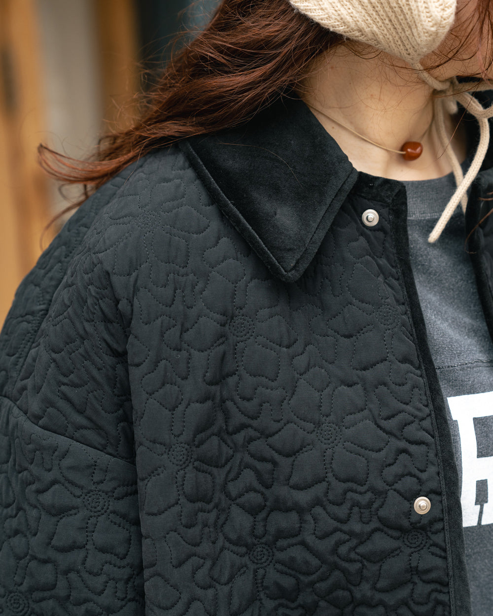 Oblada FLOWER EMBROIDERY COAT