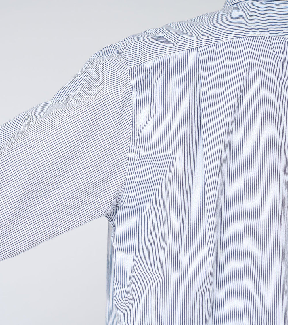 nanamica Regular Collar Stripe Wind Shirt