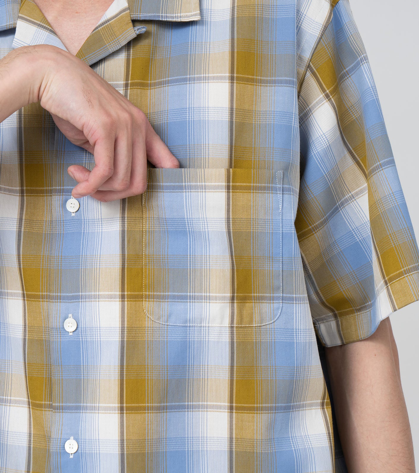 nanamica Open Collar Pique S/S Shirt – Friday