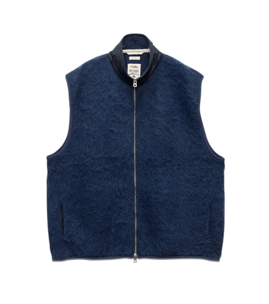 nanamica Zip-Up Mohair Vest -Unisex