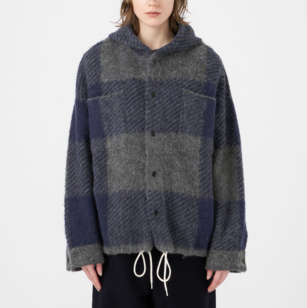 nanamica Mohair Hooded Shirt Jacket