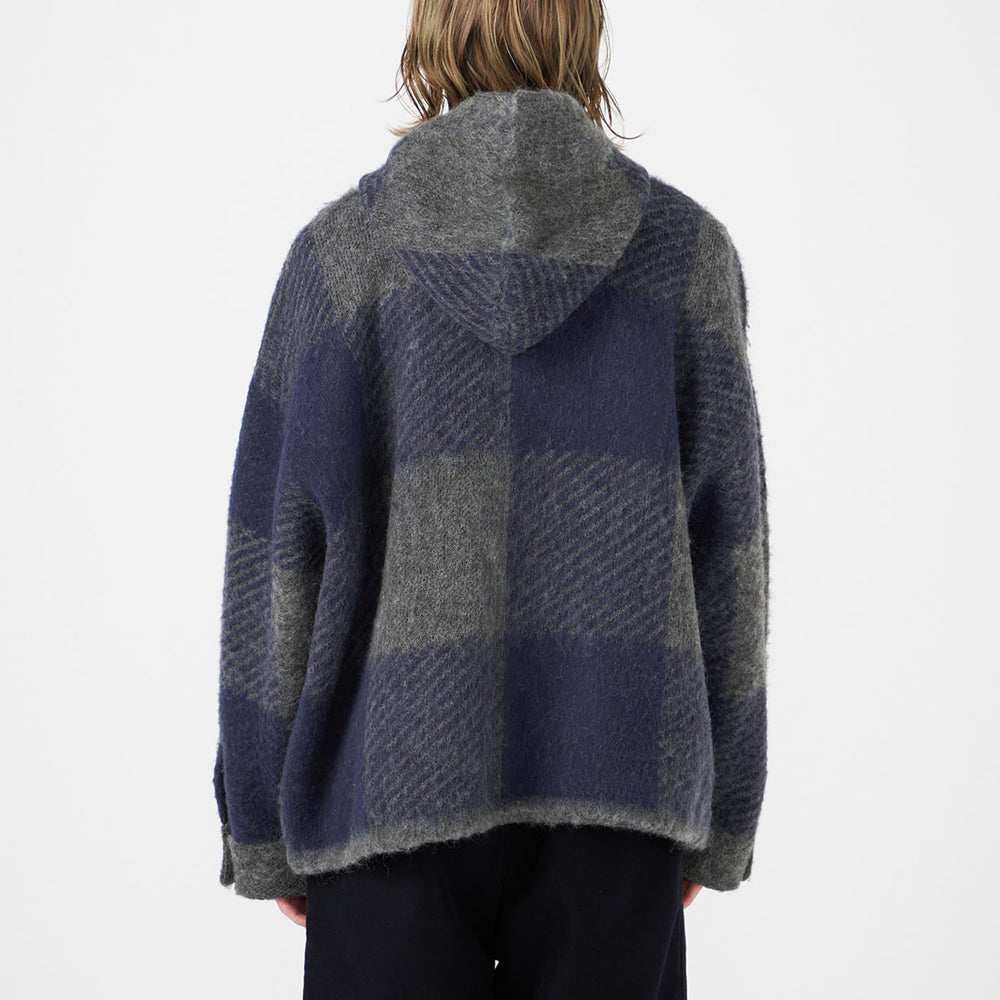 nanamica Mohair Hooded Shirt Jacket