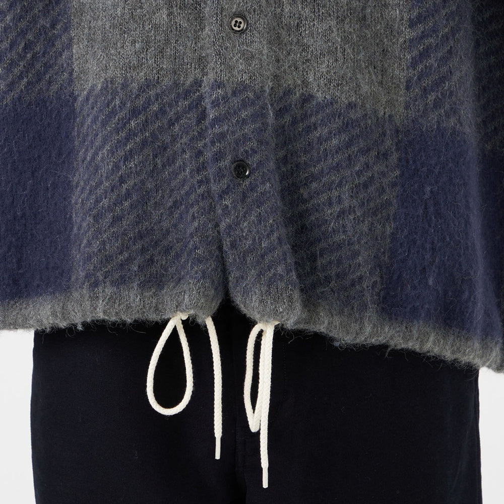 nanamica Mohair Hooded Shirt Jacket