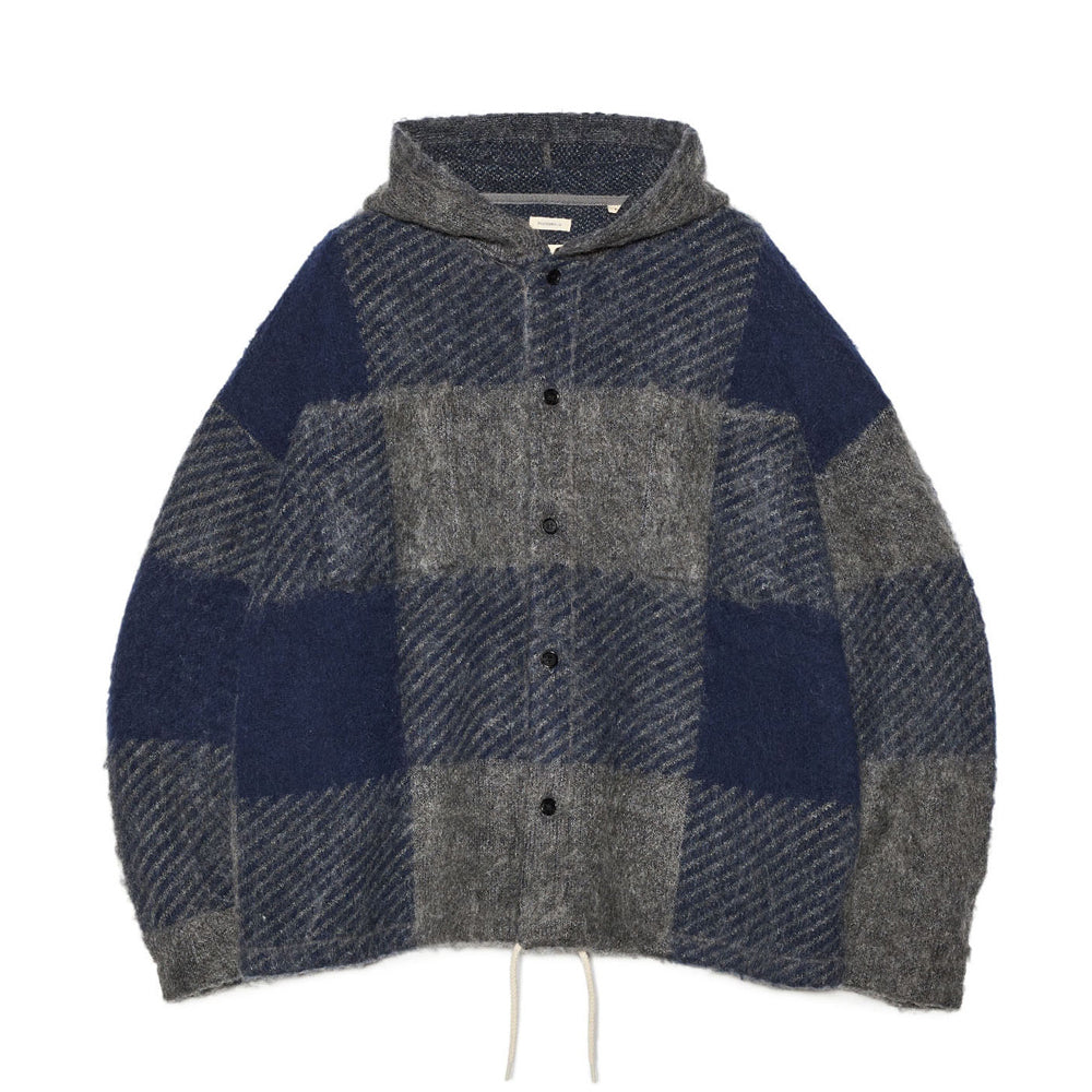 nanamica Mohair Hooded Shirt Jacket