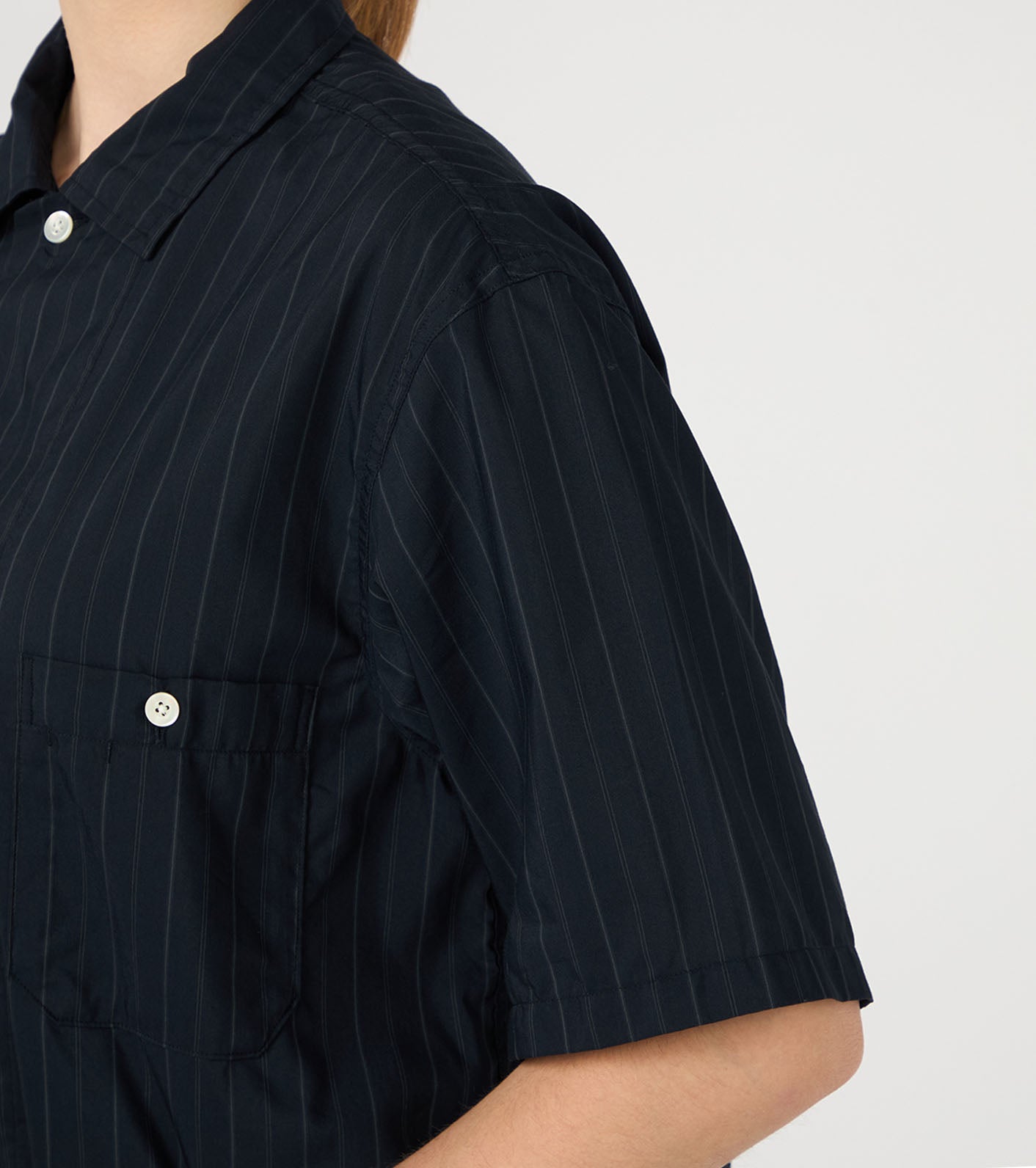 nanamica Cotton Polyester Poplin S/S Shirt