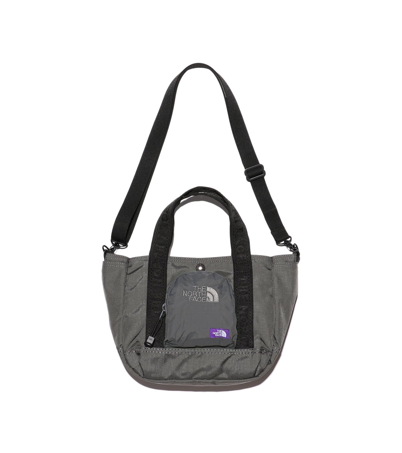 side gather bag／コーデュラ チャコールグレー THE NORTH FACE PURPLE LABEL CORDURA Nylon Shoulder Tote Bag – Friday