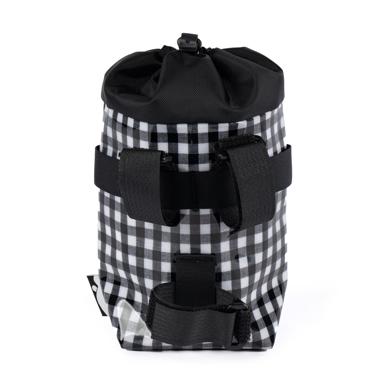 TEMBEA×Friday  STEM BAG "Flower Embroidery"  GINGHAM BLACK