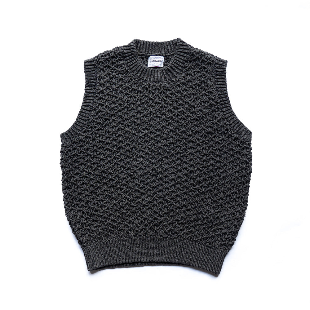Yonetomi GIMA MESH KNIT VEST