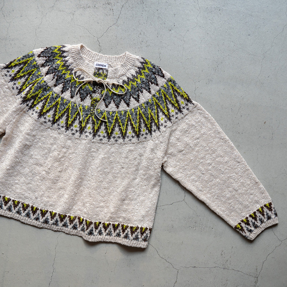 COOHEM SUMMER NORDIC KNIT P/O
