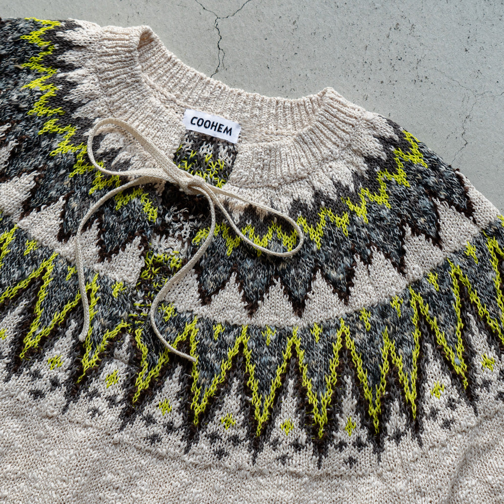COOHEM SUMMER NORDIC KNIT P/O